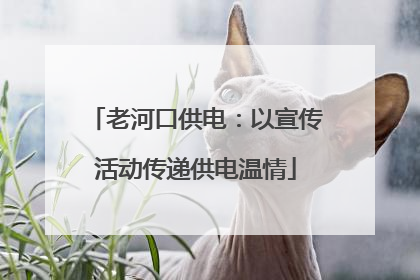 老河口供电：以宣传活动传递供电温情