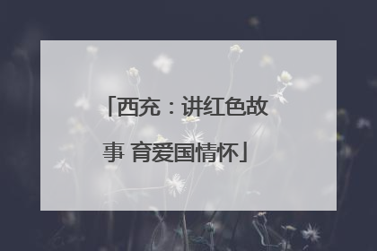 西充：讲红色故事 育爱国情怀