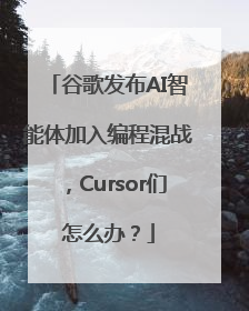 谷歌发布AI智能体加入编程混战，Cursor们怎么办？