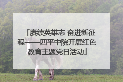 赓续英雄志 奋进新征程——四平中院开展红色教育主题党日活动