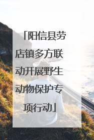 阳信县劳店镇多方联动开展野生动物保护专项行动