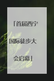 首届西宁国际徒步大会启幕