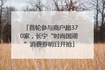首轮参与商户超370家，长宁“时尚国潮”消费券明日开抢
