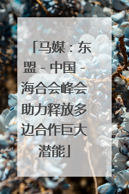 马媒：东盟－中国－海合会峰会助力释放多边合作巨大潜能