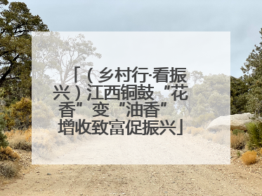 （乡村行·看振兴）江西铜鼓“花香”变“油香” 增收致富促振兴