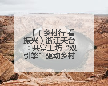 （乡村行·看振兴）浙江天台：共富工坊“双引擎”驱动乡村振兴路