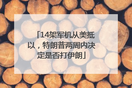 14架军机从美抵以，特朗普两周内决定是否打伊朗