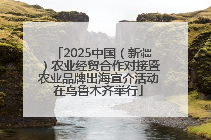 2025中国（新疆）农业经贸合作对接暨农业品牌出海宣介活动在乌鲁木齐举行