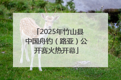 2025年竹山县中国舟钓（路亚）公开赛火热开幕