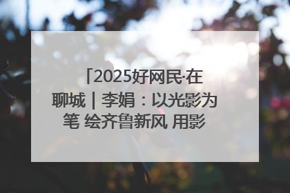 2025好网民·在聊城｜李娟：以光影为笔 绘齐鲁新风 用影视作品传递正能量