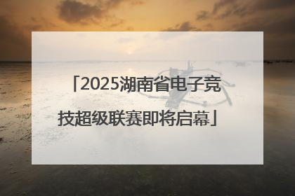 2025湖南省电子竞技超级联赛即将启幕