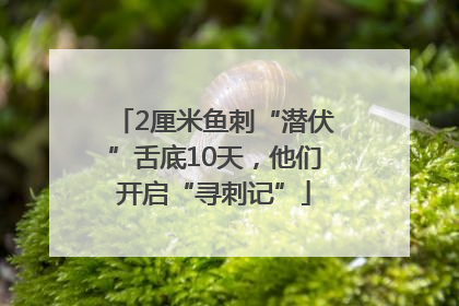 2厘米鱼刺“潜伏”舌底10天，他们开启“寻刺记”