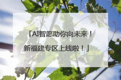 AI智愿助你向未来！新福建专区上线啦！