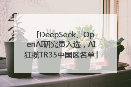 DeepSeek、OpenAI研究员入选，AI狂揽TR35中国区名单